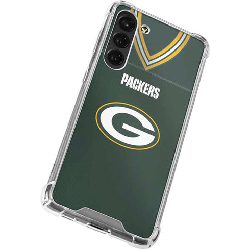 NFL Green Bay Packers Team Jersey Galaxy S23 Plus Clear Case