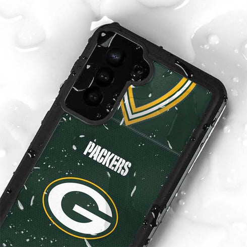 NFL Green Bay Packers Team Jersey Galaxy S23 Plus Waterproof Case