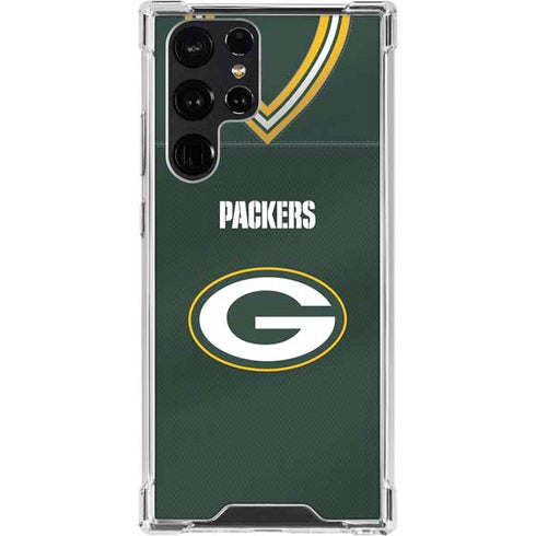 NFL Green Bay Packers Team Jersey Galaxy S24 Ultra Clear Case
