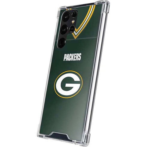NFL Green Bay Packers Team Jersey Galaxy S24 Ultra Clear Case