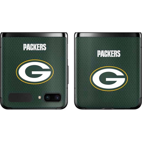 NFL Green Bay Packers Team Jersey Galaxy Z Flip Skin