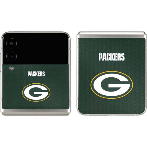 NFL Green Bay Packers Team Jersey Galaxy Z Flip3 5G Skin