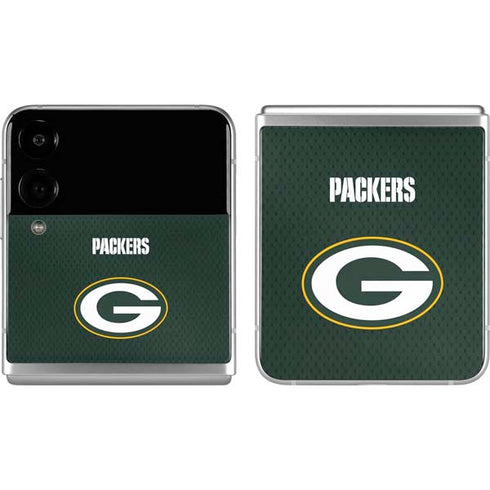 NFL Green Bay Packers Team Jersey Galaxy Z Flip4 5G Skin