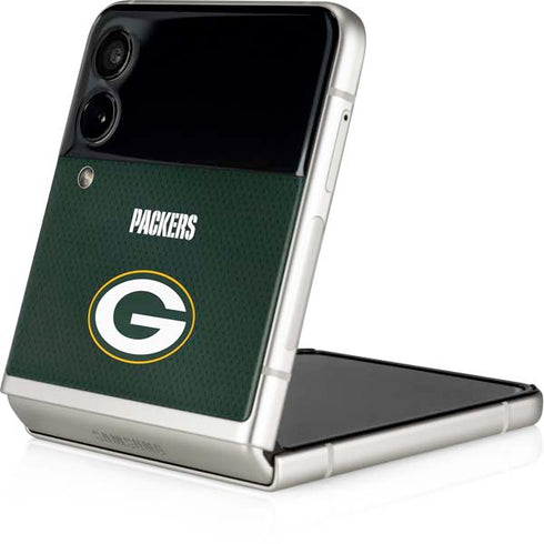 NFL Green Bay Packers Team Jersey Galaxy Z Flip4 5G Skin