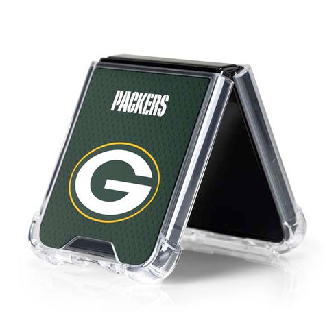 NFL Green Bay Packers Team Jersey Galaxy Z Flip5 5G Clear Case