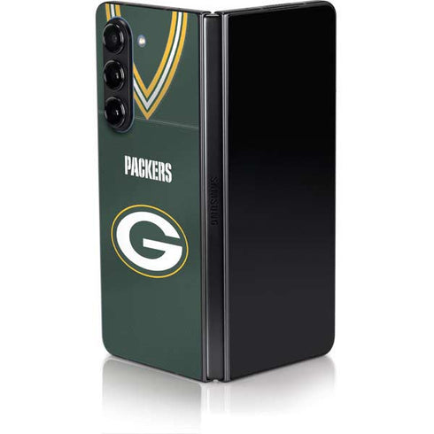 NFL Green Bay Packers Team Jersey Galaxy Z Fold5 5G Skin