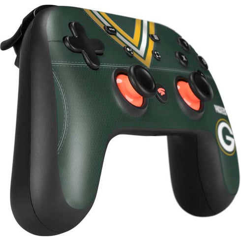 NFL Green Bay Packers Team Jersey Google Stadia Controller Skin