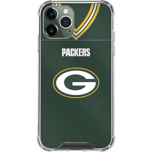 NFL Green Bay Packers Team Jersey iPhone 11 Pro Max Clear Case