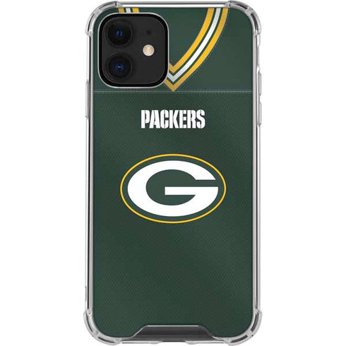 NFL Green Bay Packers Team Jersey iPhone 12 Mini Clear Case