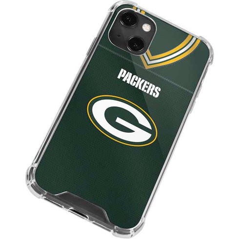 NFL Green Bay Packers Team Jersey iPhone 13 Mini Clear Case