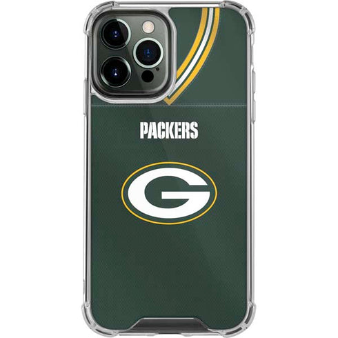 NFL Green Bay Packers Team Jersey iPhone 13 Pro Max Clear Case