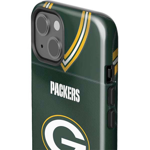 NFL Green Bay Packers Team Jersey iPhone 15 Plus Impact Case