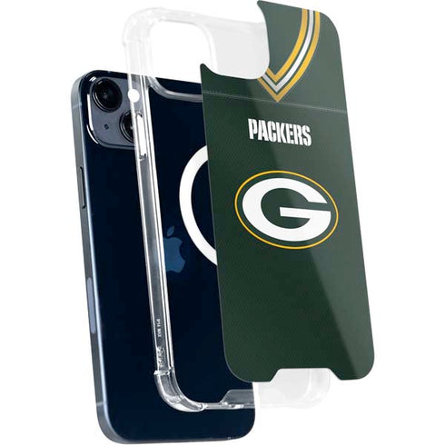 NFL Green Bay Packers Team Jersey iPhone 15 Plus MagSafe Case
