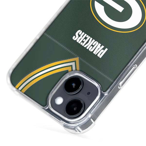 NFL Green Bay Packers Team Jersey iPhone 15 Plus MagSafe Case