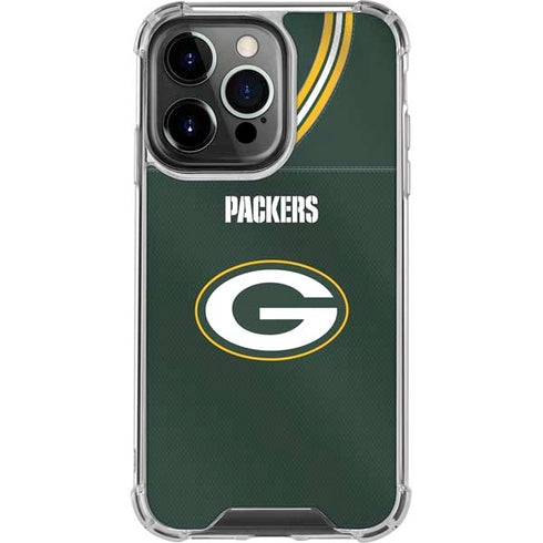 NFL Green Bay Packers Team Jersey iPhone 15 Pro Clear Case