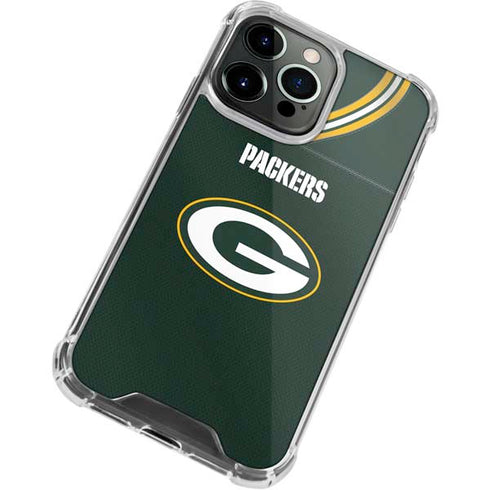 NFL Green Bay Packers Team Jersey iPhone 14 Pro Clear Case
