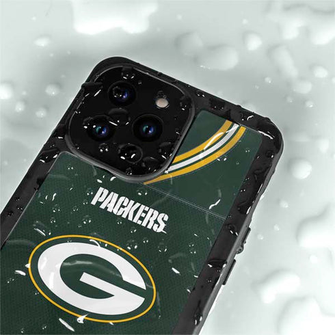 NFL Green Bay Packers Team Jersey iPhone 14 Pro Max Waterproof Case