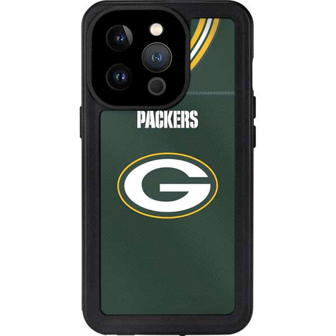 NFL Green Bay Packers Team Jersey iPhone 14 Pro Waterproof Case