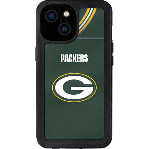 NFL Green Bay Packers Team Jersey iPhone 15 Waterproof Case