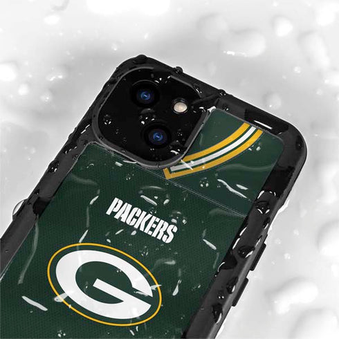 NFL Green Bay Packers Team Jersey iPhone 15 Waterproof Case