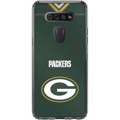 NFL Green Bay Packers Team Jersey LG K51/Q51 Clear Case