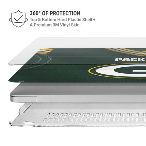 NFL Green Bay Packers Team Jersey MacBook Air 13in M1 (2021) Case plus Skin