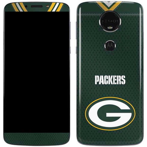 NFL Green Bay Packers Team Jersey Moto E5 Plus Skin