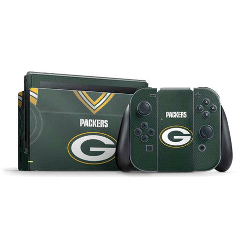 NFL Green Bay Packers Team Jersey Nintendo Switch Bundle Skin