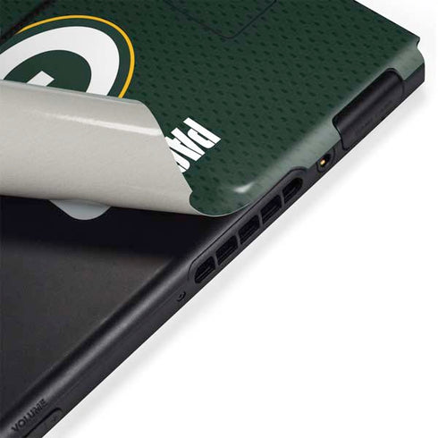 NFL Green Bay Packers Team Jersey Nintendo Switch Bundle Skin