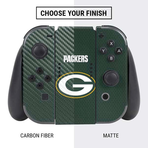 NFL Green Bay Packers Team Jersey Nintendo Switch Bundle Skin