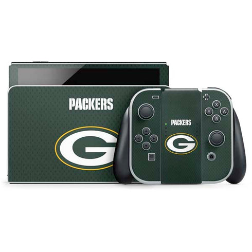 NFL Green Bay Packers Team Jersey Nintendo Switch OLED (2021) Skin