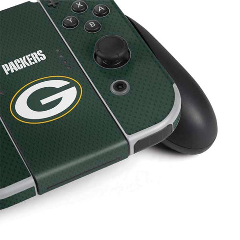 NFL Green Bay Packers Team Jersey Nintendo Switch OLED (2021) Skin