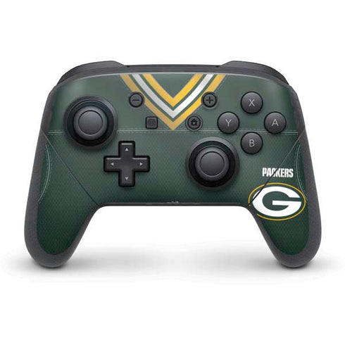 NFL Green Bay Packers Team Jersey Nintendo Switch Pro Controller Skin