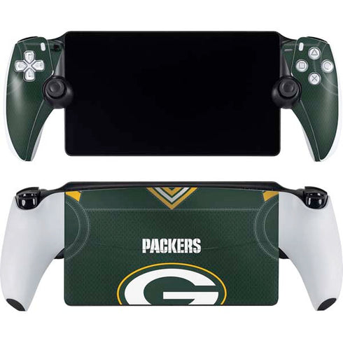 NFL Green Bay Packers Team Jersey PlayStation Portal Remote Player Skin