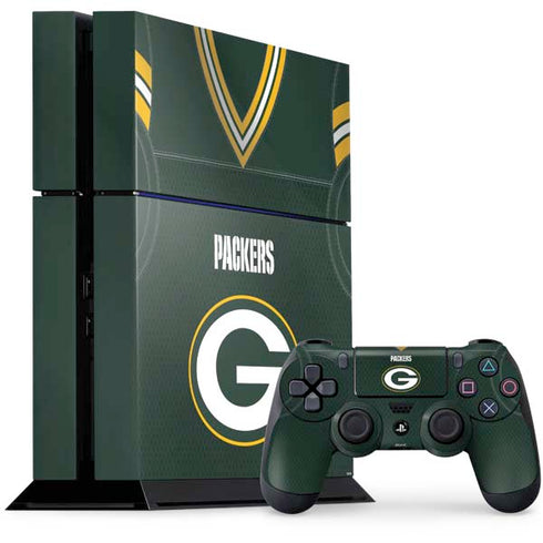 NFL Green Bay Packers Team Jersey PS4 Console and Controller Bundle Skin
