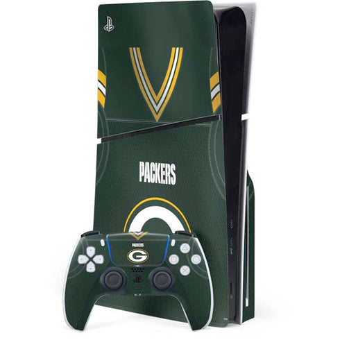 NFL Green Bay Packers Team Jersey PS5 Slim Disk Bundle Skin