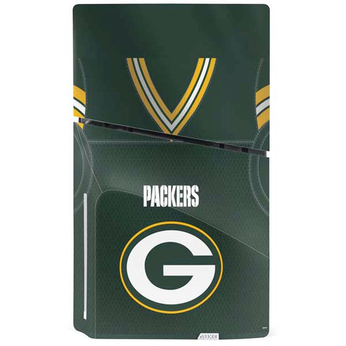 NFL Green Bay Packers Team Jersey PS5 Slim Disk Console Skin