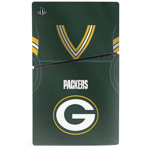 NFL Green Bay Packers Team Jersey PS5 Slim Digital Edition Console Skin