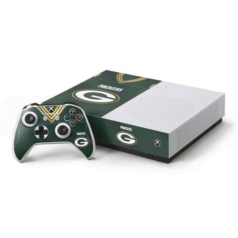 NFL Green Bay Packers Team Jersey Xbox One S All-Digital Edition Bundle Skin