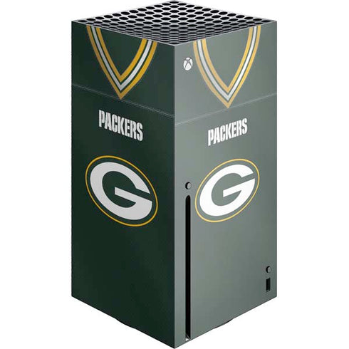 NFL Green Bay Packers Team Jersey Xbox Series X Console Skin