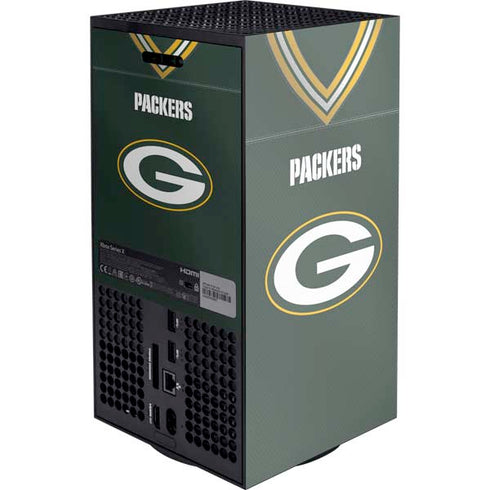 NFL Green Bay Packers Team Jersey Xbox Series X Console Skin