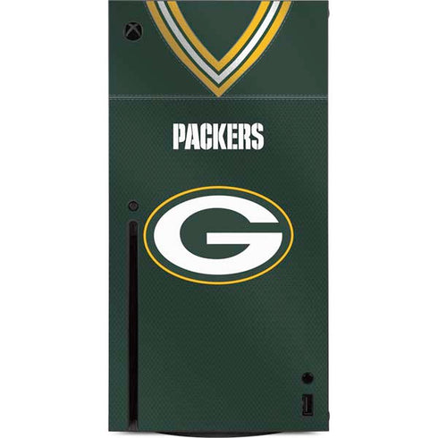 NFL Green Bay Packers Team Jersey Xbox Series X Console Skin