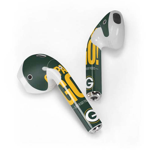 NFL Green Bay Packers Team Motto Apple AirPods Skin