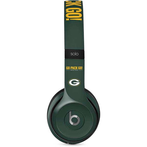 NFL Green Bay Packers Team Motto Beats Solo 2 Wired Skin