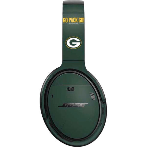 NFL Green Bay Packers Team Motto Bose QuietComfort 35 Headphones Skin