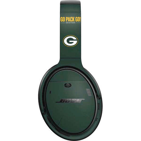NFL Green Bay Packers Team Motto Bose QuietComfort 35 II Headphones Skin
