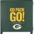 NFL Green Bay Packers Team Motto Corsair 4000D Tempered Glass Mid-Tower ATX Case Skin