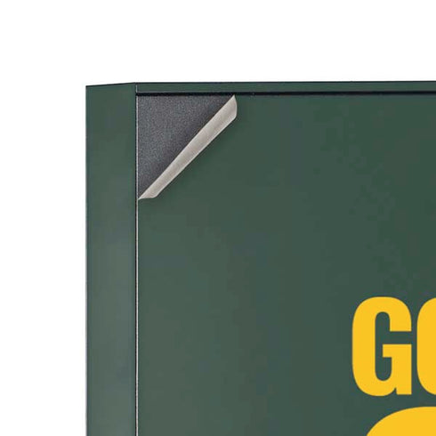 NFL Green Bay Packers Team Motto Corsair 4000D Tempered Glass Mid-Tower ATX Case Skin