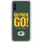NFL Green Bay Packers Team Motto Galaxy A10e Clear Case