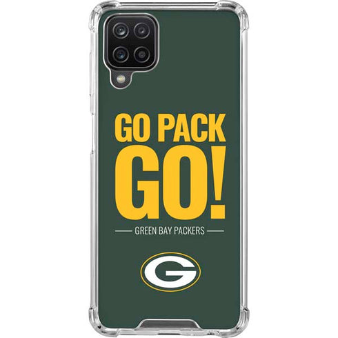 NFL Green Bay Packers Team Motto Galaxy A12 Clear Case